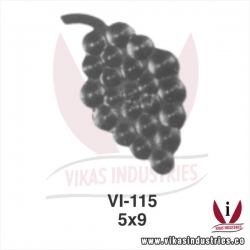 <p>wrought iron leaves flowers</p>